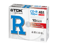 TDK Chv^uCD-R 700MB 10 CD-R80PWDX10B