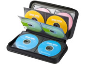 サンワサプライ DVD・CDセミハードケース 96枚収納 ブラック FCD-WL96BK