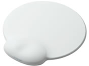 エレコム/リストレスト付きマウスパッド dimp gel ホワイト/MP-DG01WH