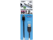 JV USB[d&P[umicroUSB 1.8A BK 1.2m AJ-466