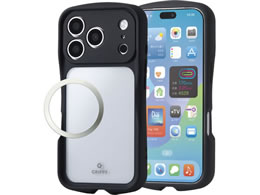 �G���R�� iPhone18 Pro Grippy �n�C�u���b�h�P�[�X �t���[���J���[�P�[�X �Ɍ� �u���b�N PM-A26CGRPFCKBK