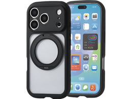�G���R�� iPhone18 Pro �^�t�X�������C�g �P�[�X �Ɍ� MAGKEEP �X�^���h �u���b�N PM-A26CTSSTKBK
