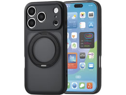 �G���R�� iPhone18 Pro �n�C�u���b�h�P�[�X �Ɍ� MAGKEEP �X�^���h �}�b�g �u���b�N PM-A26CMGSTKCBK