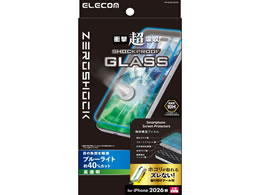 �G���R�� iPhone18 ProMax �K���X�t�B���� ZEROSHOCK ������ �u���[���C�g�J�b�g ���ȒP�\�t�c�[�� PM-A26DFLGZTBL