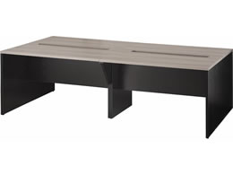 �G�����T �p�l���r���ʃ��[�N�e�[�u�� ��2400�~���s1200�~����720mm �V�� �O���[�W���E�b�h�A�{�� �u���b�N FRP-2412-GB