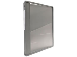 �J���e�u�b�N(�N���A�[�^�C�v)A4 2�� �O���[ �w��30mm 0-5635-13