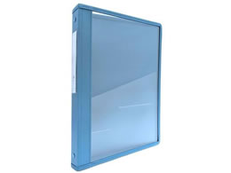 �J���e�u�b�N(�N���A�[�^�C�v)A4 2�� �u���[ �w��30mm 0-5635-15