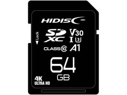 HIDISC SDXCJ[h 64GB Class3 HDSDX64GCL10V30