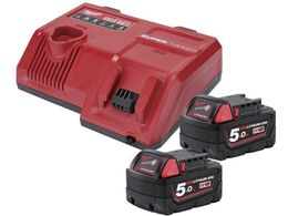 milwaukee M18 2 5.0Ah SC�X�^�[�g�L�b�g M12-18 NRG-502SC