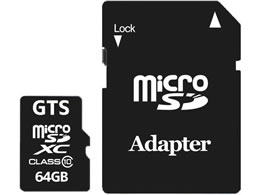 GTS GTS hCuR[_[ microSDXCJ[h 64GB