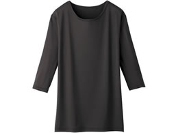 WHISeL �������C���i�[T�V���c 24-8127-0502 �u���b�N WH90029(3L)