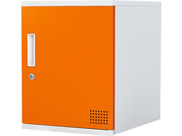Netforce �L���[�{�C�h ���b�J�[ 1�l�p �V�����_�[�� ����450mm �X�`�[�� �{�b�N�X �z���C�g�~�I�����W CUB3545-FW-WHOR