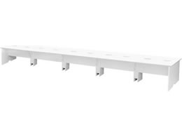 Netforce �A���j�[�� �t���[�A�h���X�f�X�N ��6000mm �ؐ� �z���C�g�r�~�z���C�g�V��