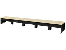 Netforce �A���j�[�� �t���[�A�h���X�f�X�N ��6000mm �ؐ� �u���b�N�r�~�i�`�������V��
