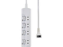 �G���p �����v���X �X�C�b�`�t�^�b�v 4�� 2�� �z���C�g WLK-E42(W)