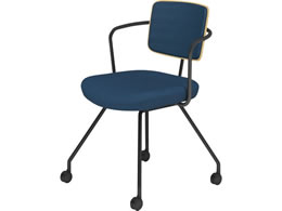 �R�N�� �`�F�A ���[�e �L���X�^�[�r �t���[���^�C�v �w�N�b�V���� K16-B25CU-BT7DT71