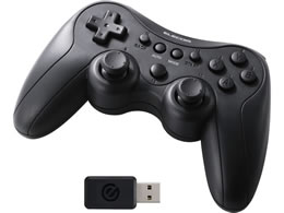 �G���R�� �Q�[���p�b�h ���C�����X 2.4GHz XInput DirectInput �A�� 13�{�^�� �[�d�� �L���Ή� �X�g���[�g�z�u JC-GP40SBK
