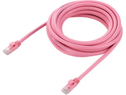 �G���R�� LAN�P�[�u�� Cat6A 10Gbps 500MHz �ܐ܂�h�~ ���� 5m �s���N LD-GPA�^PN5