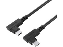 �G���R�� USB Type-C �P�[�u�� ���[L�� ���炩 240W PD EPR USB2.0 480Mbps 1m U2C-CLLEY10NBK