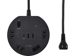 �G���p �ی`USB�^�b�v 4�� PD20W �u���b�N WLS-R4322BUC(BK)