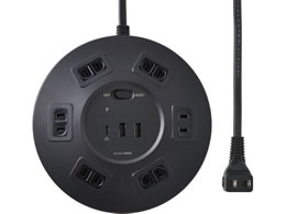 �G���p �ی`USB�^�b�v 6�� PD20W �u���b�N WLS-R6322BUC(BK)