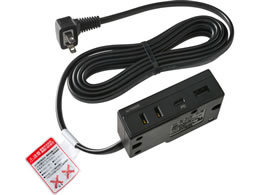 �G���p �Ƌ�p�R���Z���gUSB AC1+2P �u���b�N FO-UC123(BK)