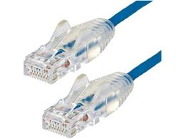 StarTech �J�e�S��6 CAT6 LAN�P�[�u�� 50cm �u���[ �ɍ� �c���܂�h�~ N6PAT50CMBLS