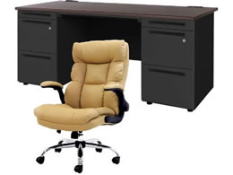 Netforce �f�X�N�`�F�A�Z�b�g ����3�i W1600 �����f�X�N+�`�F�A ���~�L������ LRD167BKDBRCA33
