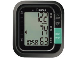 �h���e�b�N ��񎮌����v �f�W�^�������v 25-5921-01 BM-110BK(�u���b�N)�y�Ǘ���Ë@��z