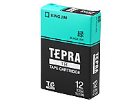 キングジム TR用テープ パステル 12mm 緑 黒文字 TC12G