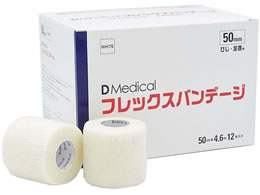 DMedical�t���b�N�X�o���e�[�W �e�[�s���O�e�[�v 25-2884-02 DFB-50 WH(50MM)12�z��
