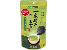 伊藤園 一番摘みのお～いお茶 かなやみどりブレンド70gが1,499円 通販
