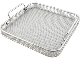 �A�Y���� �ŋۃR���e�iS�p�o�X�P�b�g 245�~245�~30mm 7-4887-01