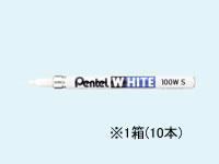 ●長さ：１４１ｍｍ●線幅：１．３ｍｍ（極細）●インク色：白●油性顔料●注文単位：１箱（１０本）●鉄や樹脂、紙にも白い文字が書けるペイントタイプです。●筆記適合品：プラスチック、金属、ガラス、陶器、化粧