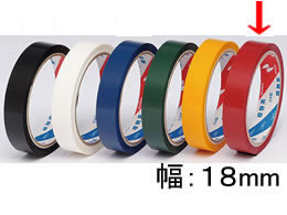 ニチバン セロテープ 着色 NO.430 18mm×35m 赤 4301-18