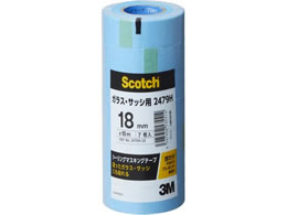 3M �X�R�b�` �V�[�����O�}�X�L���O�e�[�v �K���X�E�T�b�V�p ��18mm�~����18m 7�� 2479H-18