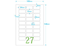 j`o PCx nKLTCY 12*24mm 27*10V[g PC-1