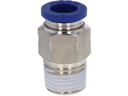 PISCO SUS304�p��`���[�u�t�B�b�e�B���O �X�g���[�g �K���O�a8mm �ڑ����aR1 4 PC8-02SUS