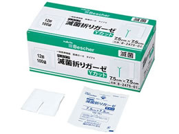 �x�X�P�A �ŋې܂�K�[�[ 75�~75mm 1���~100�ܓ� 8-2475-01