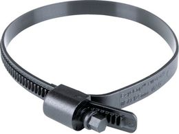 HCL �������z�[�X�o���h Ezyclamp ���t�a25.0�`125.0mm �Ε�8.0mm �i�C����12 PWD-13-125-SC-PA12-BK