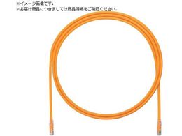 PANDUIT �J�e�S��6A UTP�p�b�`�R�[�h 24AWG�P�� �P�[�u���a:��6.4mm 3m �I�����W UTP6AX3MOR UTP6AX3MOR
