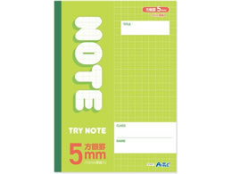 �A�[�e�b�N 5mm����m�[�g(A4) �O���[�� 30�� 74693