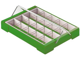 ���{�㗝��� �J���[�U��g���[(20�l�p)���t ����g���[ 23-5661-03 6143-05(�O���[��)