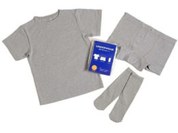 �����D�� �^�󉺒�3�_�Z�b�g(�q���p) �O���[ SK-UW(K)