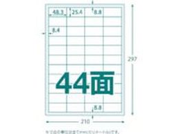 TRUSCO �}���`���x���V�[�� A4 44�� 100�� ���x���T�C�Y48.3�~25.4