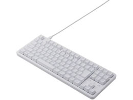 エレコム キーボード Leggero TK-MC50UKTWH ホワイト 有線メカニカルフルキーボード - TK-MC50UKTWH