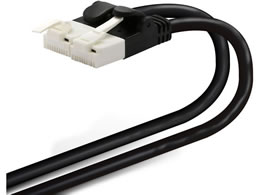 �G���R�� �c���܂�h�~�Z��LAN�P�[�u�� Cat6���� LD-GPYTB BK03