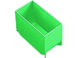 TRUSCO ����BOX B�T�C�Y 100�~50�~55 (2��) PT-B2