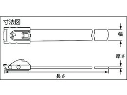 パンドウイット MLTタイプ 自動ロック式ステンレススチールバンド SUS304 幅12.7mm 長さ1072mm 25本入り MLT12EH15-Q  MLT12EH15-Q