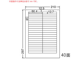 NANA �i�i���[�h A4 40�� LDW40YF